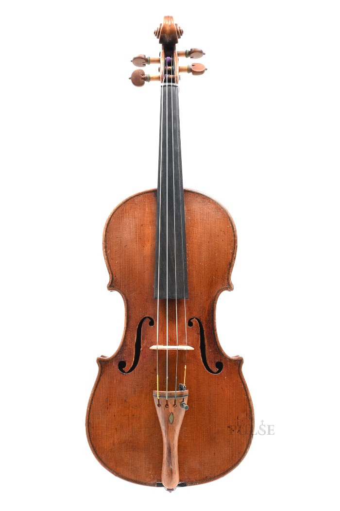 A Violin Labeled&#039; Bergonzi